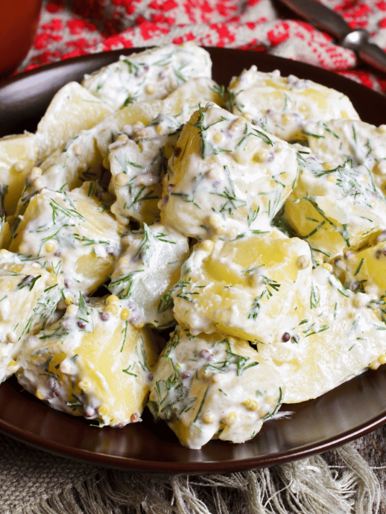 dill baby potato salad