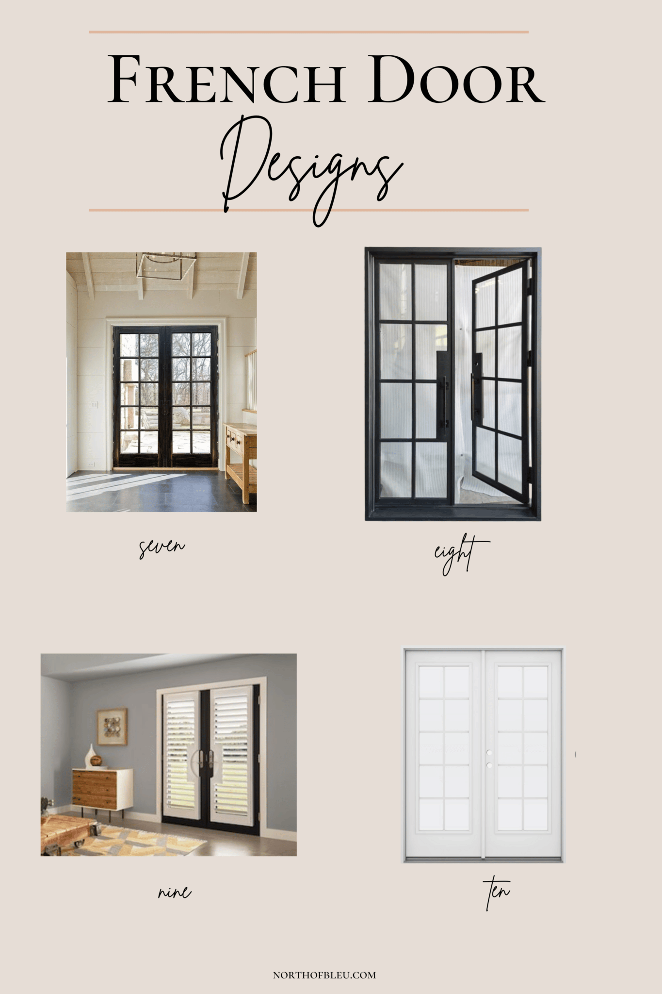 10 French Door Designs For Your Office You’ll Absolutely Love North