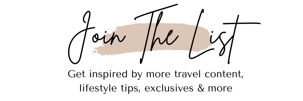 travel email sign up form