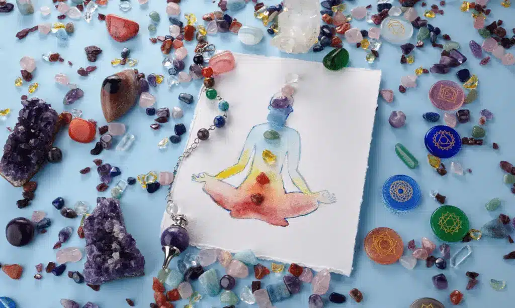 chakra points and crystal stones
