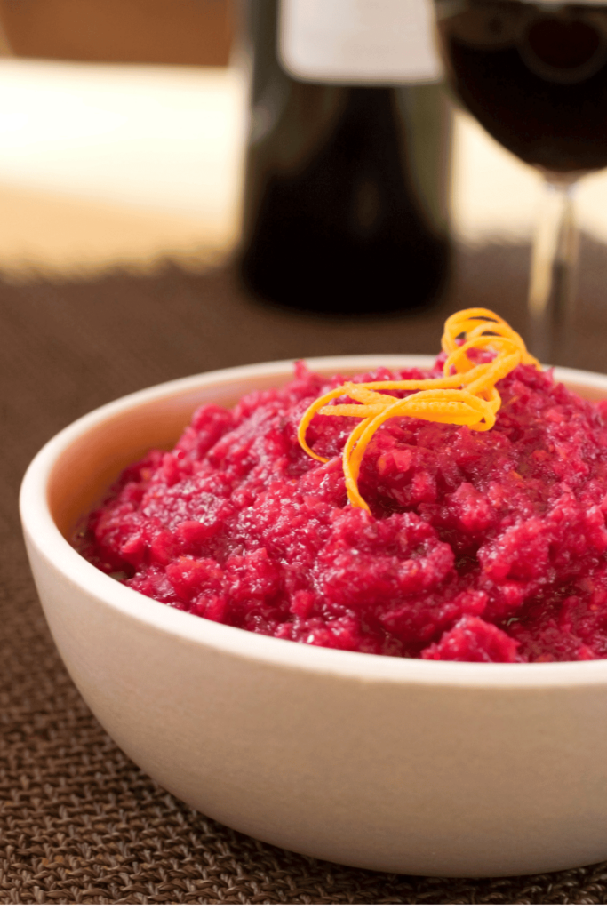 Cranberry orange relish