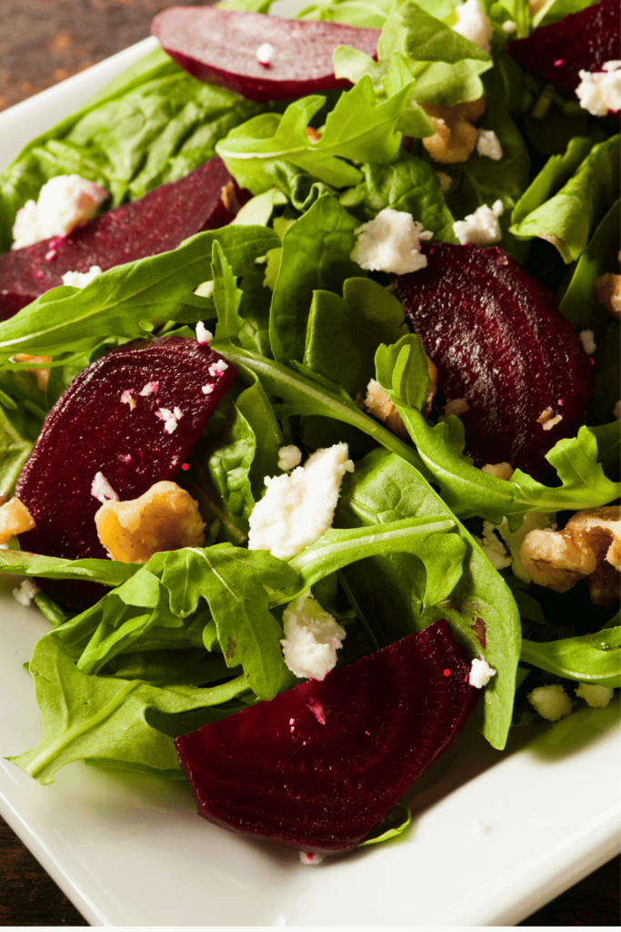 beet and arugula salad