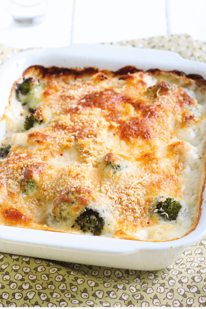 broccoli cheddar gratin