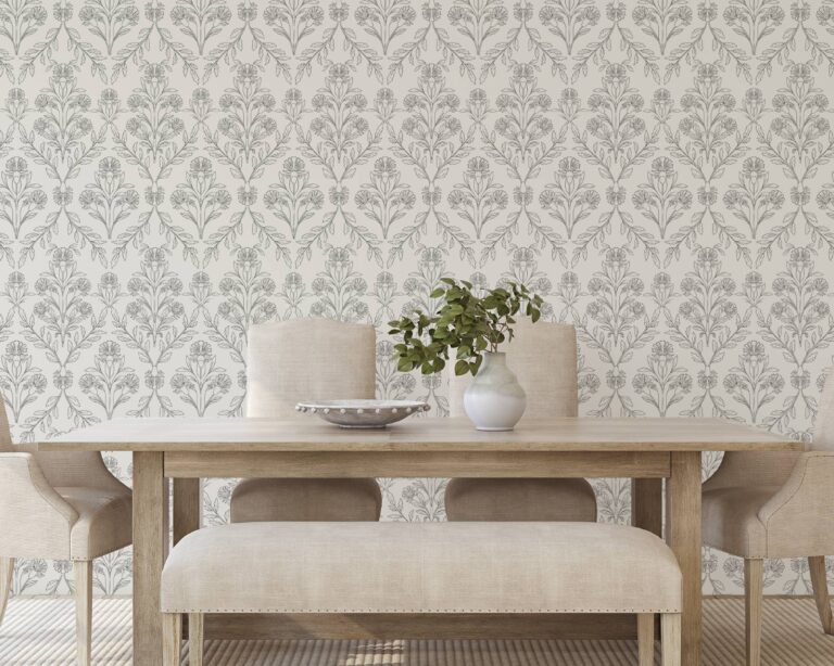 elegant dining room setup with chairs and table