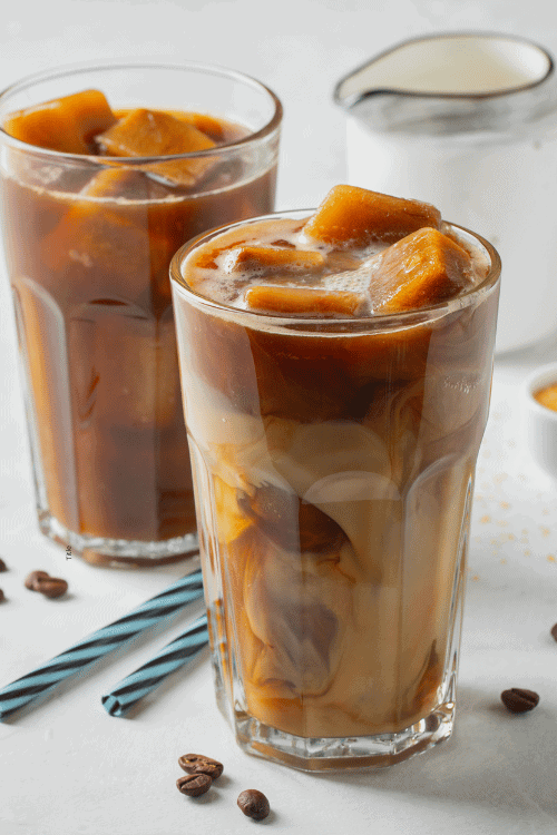 chocolate almond milk shaken espresso